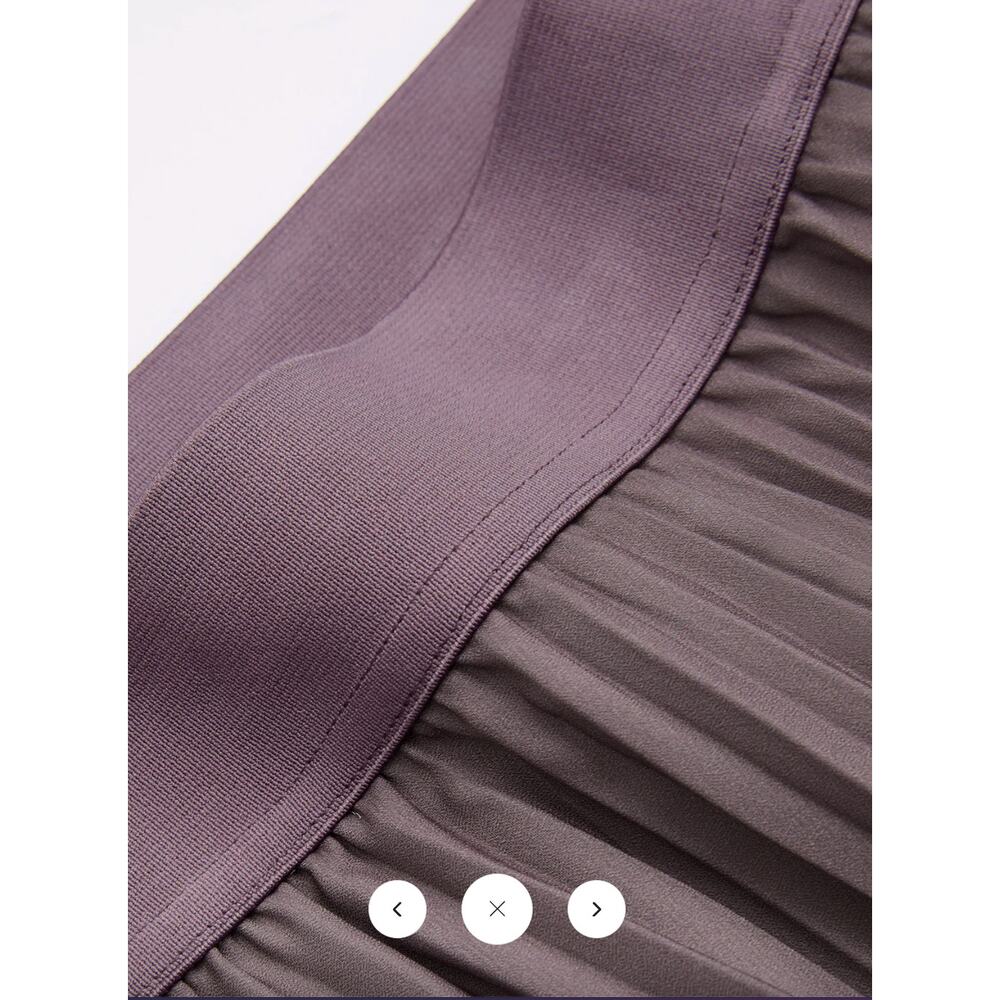 NWT Commense Gradient Pleated Maxi Skirt Sz XL - Picture 4 of 4